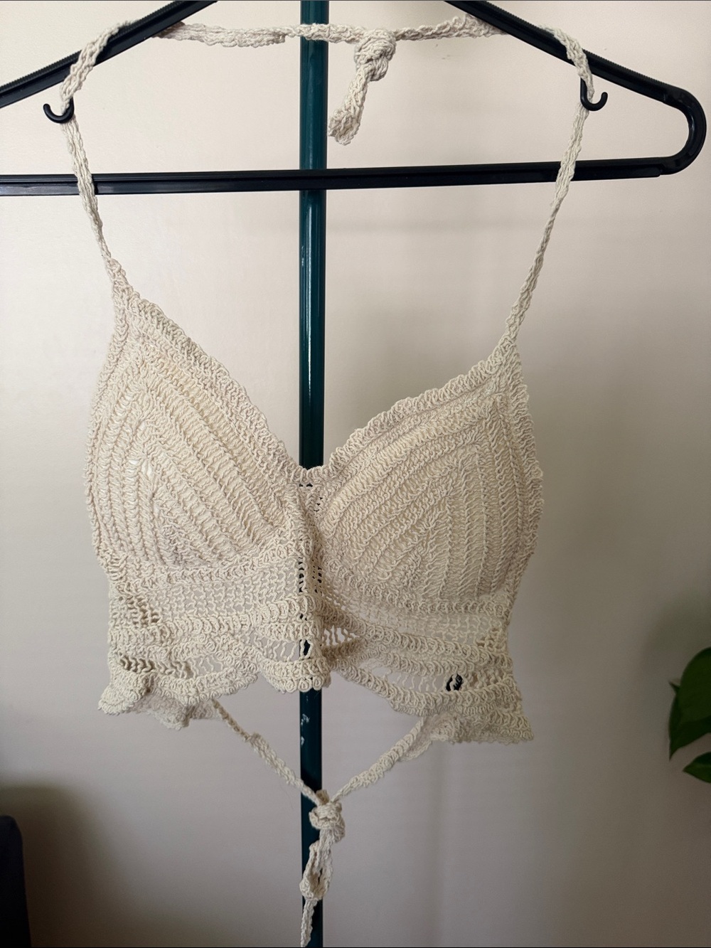 Crochet Bralette Top - Cream Women's Intimates